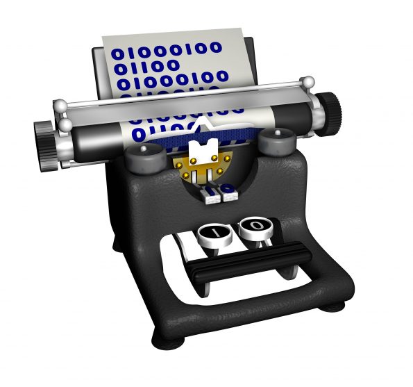 digitale Schreibmaschine