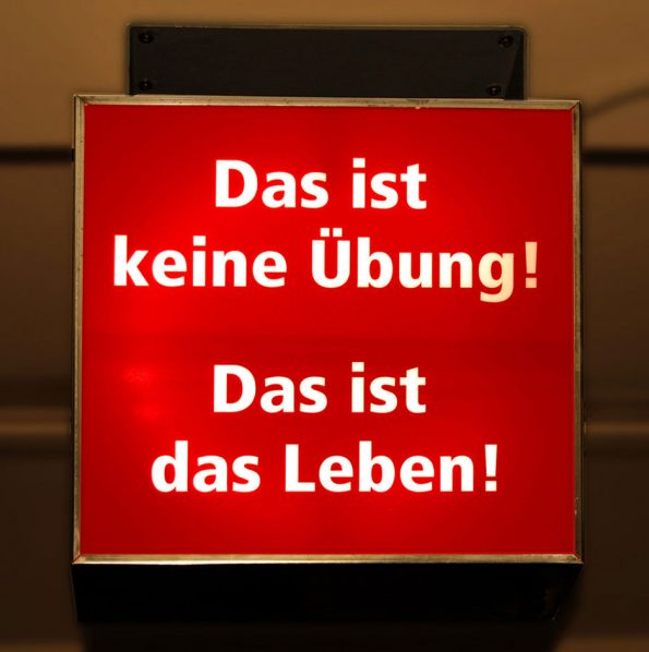 keine Übung